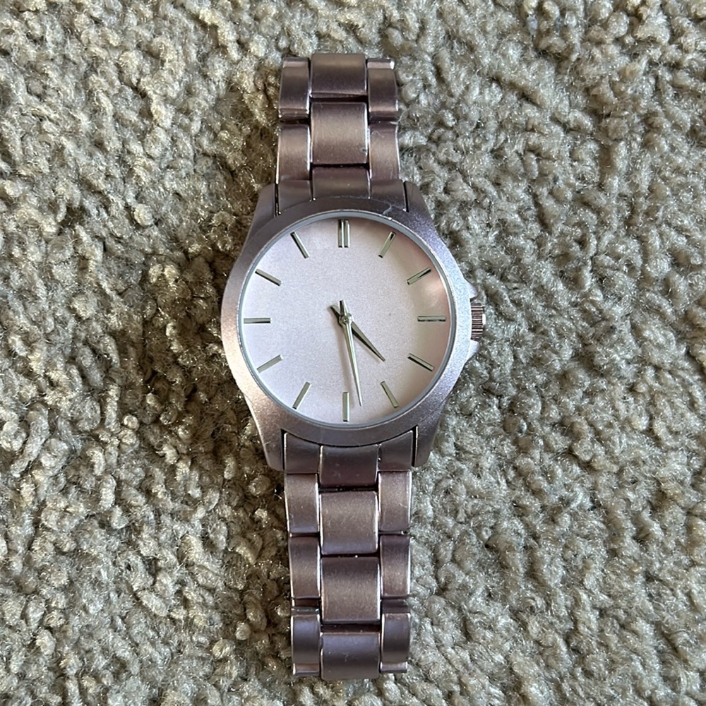 C brand women’s vintage‎ pink stainless steel bracelet watch one size